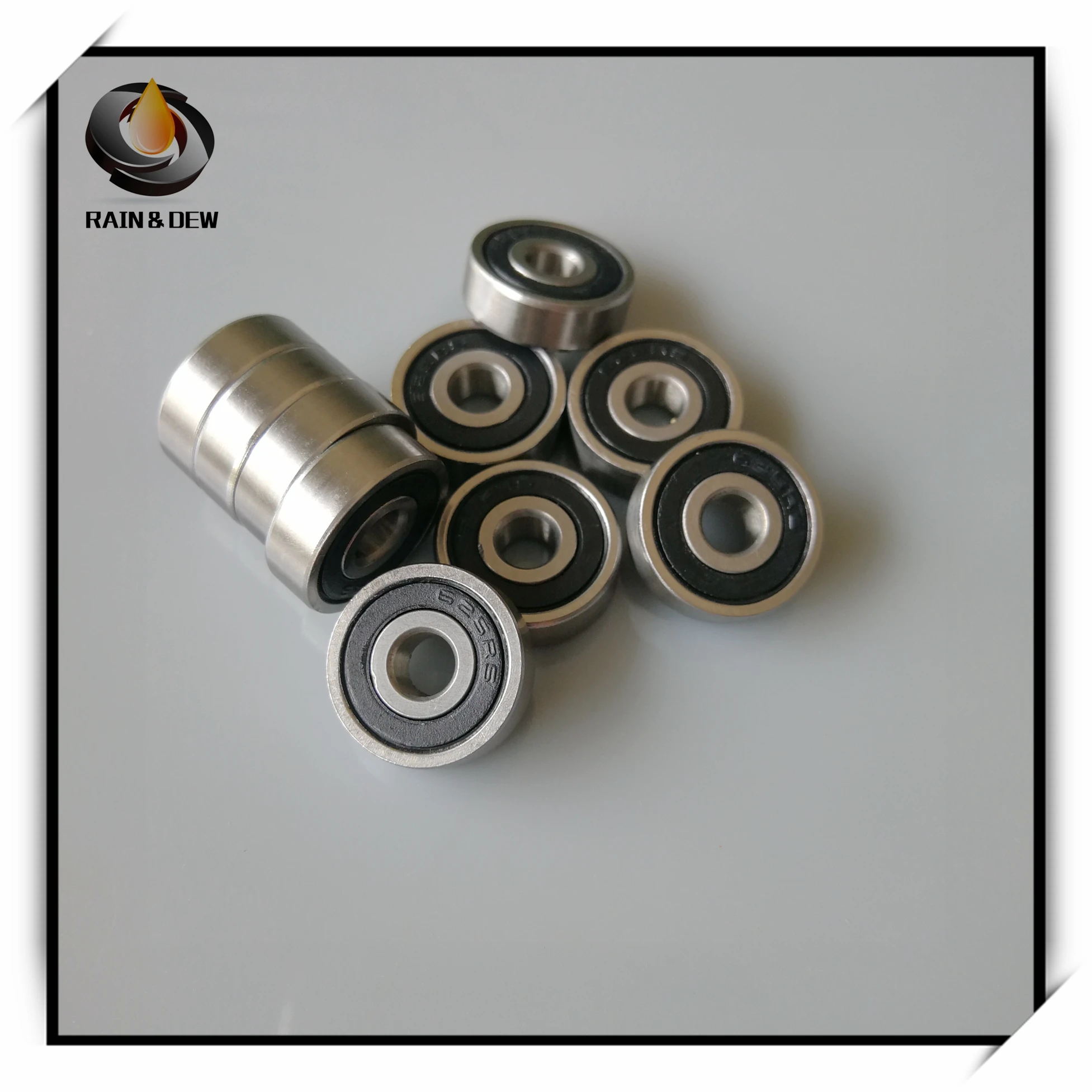 10 шт. 625RS подшипник ABEC-7 5*16*5 мм миниатюрный герметичный 625-2RS упорные шариковые подшипники 625 2RS для VORON Mobius 2/3 3D-принтеры