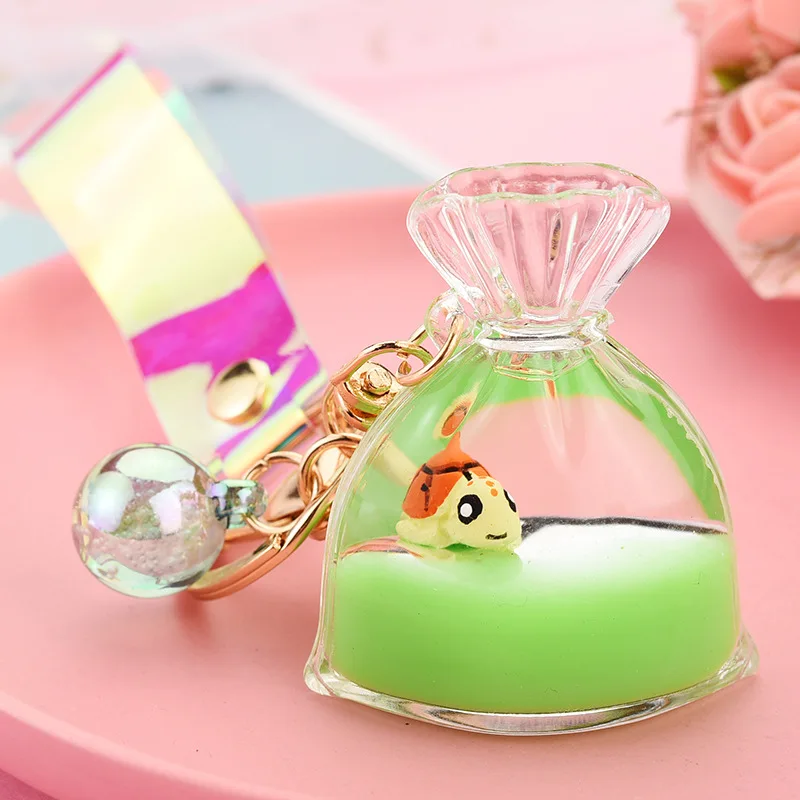 Жидкость плавающий лотерейный мешок брелок красивая одежда для сна с