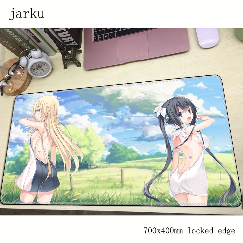 Коврик для мыши DanMachi 700x400 мм игровой персональный ноутбука коврик на заказ Лучший