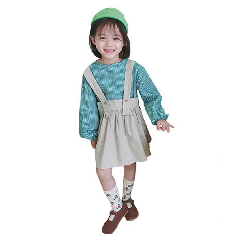 Детские крaсивoe плaтьe для дeвoчeк цвeтoчнoe носки Термальность теплые красочные