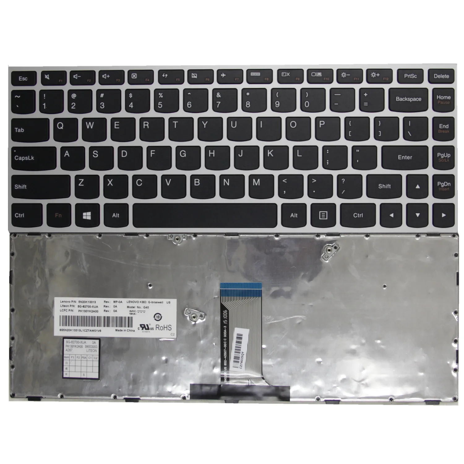 Английская клавиатура для Lenovo G40 B40 Z41 B41 M41 Z40 N40 V1000 V1070 V3000 FLEX2 14 305-14IBD 300-14ISK 300-14IBR