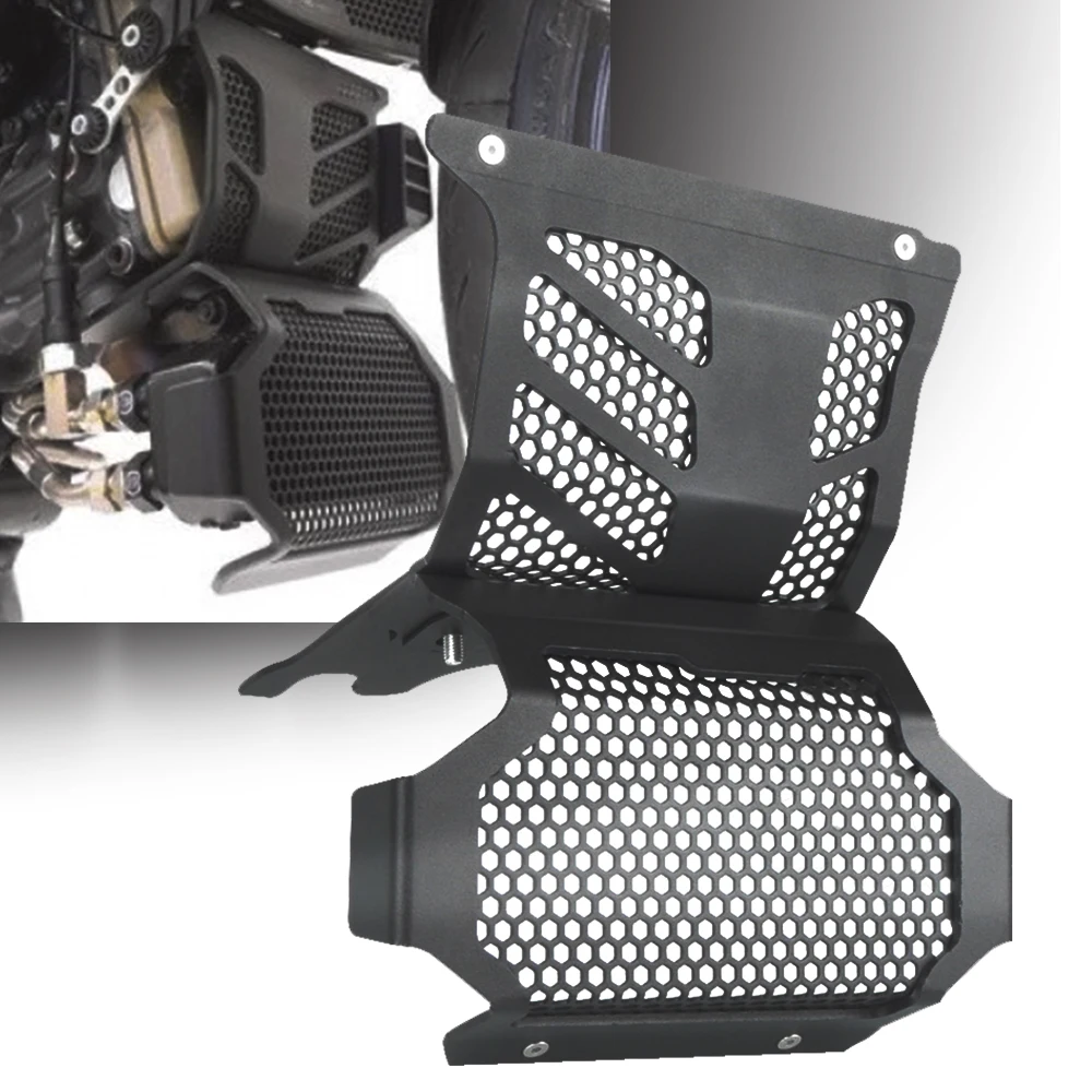 

Для Ducati Hypermotard 950 Крышка радиатора мотоцикла, масляный радиатор, комплект защиты двигателя 950 Hypermotard SP 2019 2020