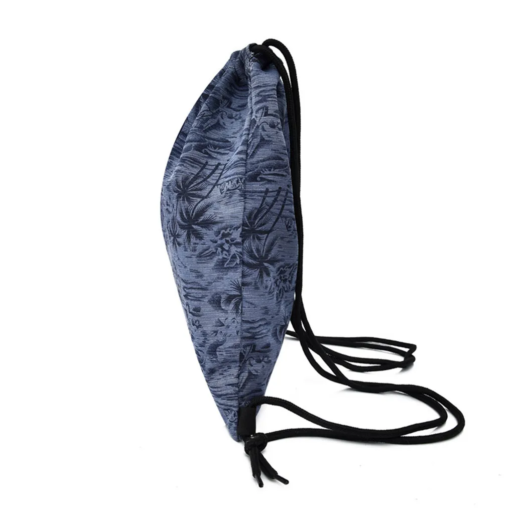 Beach Bag Outdoor Fitness Sport Bundle Pocket Unisex Drawstring Backpack Women Gym | Спорт и развлечения