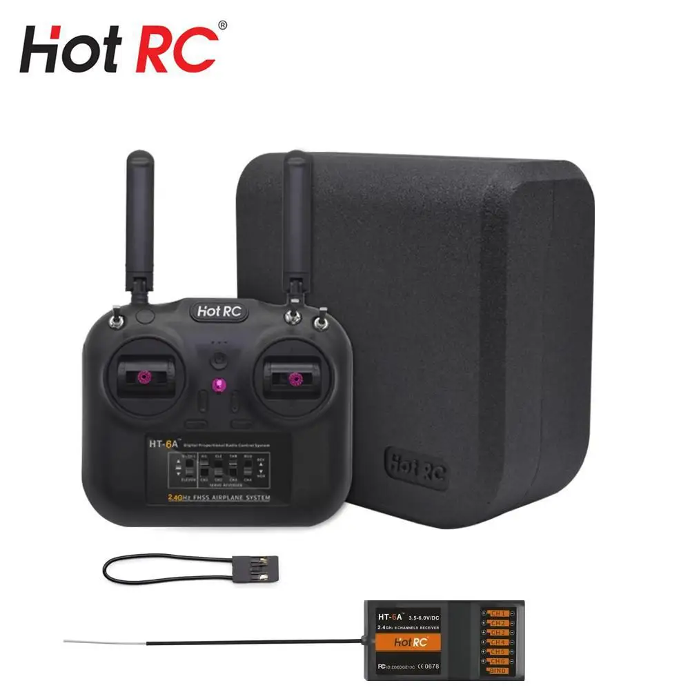 hotrc ht 6a 24g 6ch передатчика радиоуправ