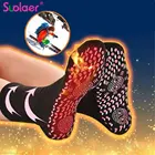 1 пара магнитных носков с самонагревающимся подогревом, удобные зимние теплые массажные носки с турмалином и магнитной терапией, 30H