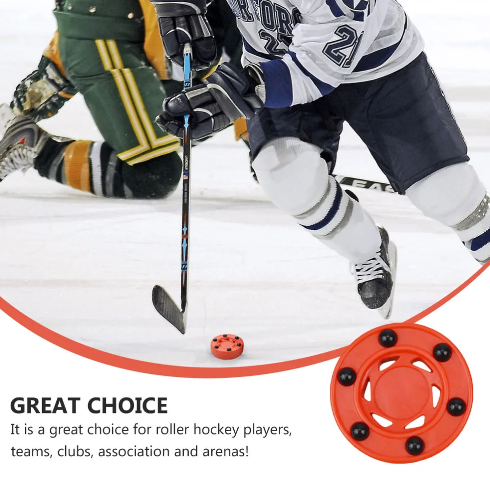 

2pcs Roller Hockey Game Puck Training Puck Street Hockey for Practicing