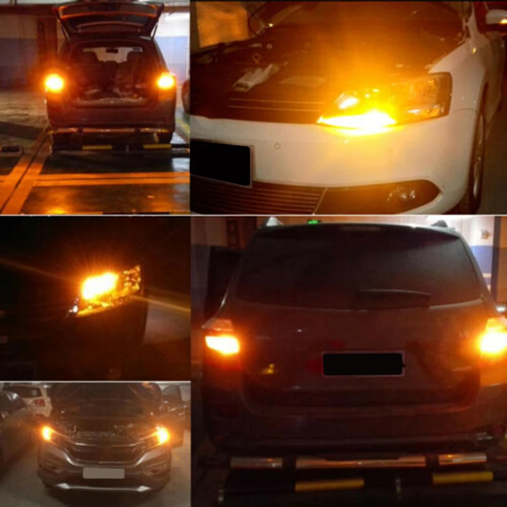 2 шт. 1157 4014 45 SMD светодиодный BAY15D автомобильная лампа поворотный сигнал заднего