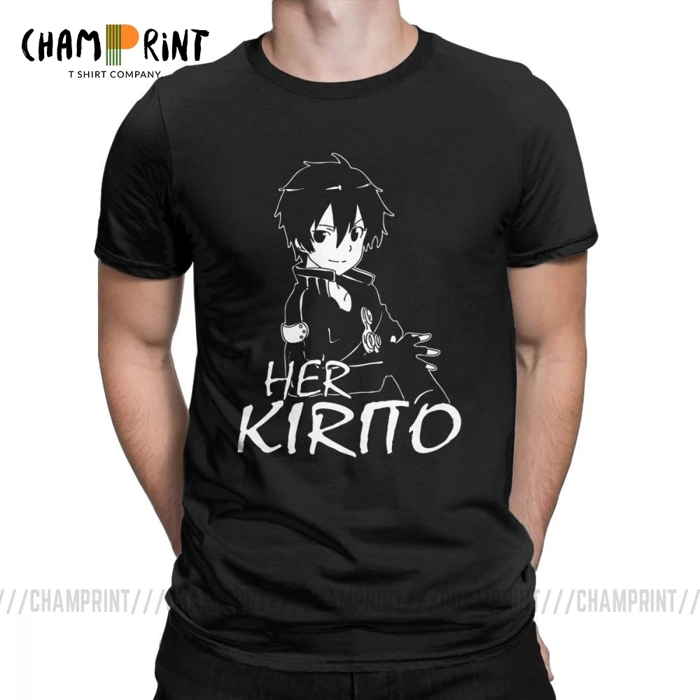 Мужские футболки Sword Art Online для отдыха с коротким рукавом SAO Asuna и kiito пары одежда
