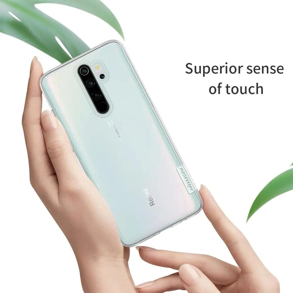 10 шт./лот чехол для телефона Xiaomi Redmi Note 8 Pro Nillkin Nature мягкий ТПУ чехол|Бамперы| |