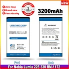 LOSONCOER 3200 мАч BL-4UL аккумулятор для Nokia Asha 225 Lumia 225 RM-1011 Высококачественный аккумулятор