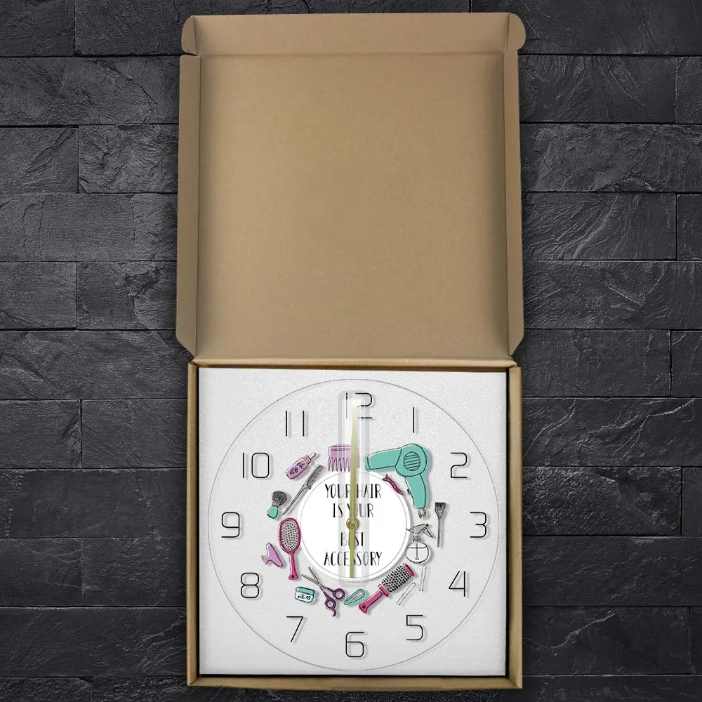 Ваши волосы-лучший аксессуар для парикмахера Мотивационная цитата современные