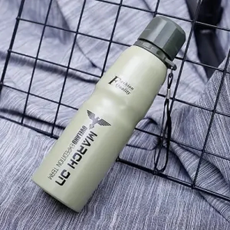 

Stainless Steel Insulated Cup Outdoor Large Capacity Men and Women Portable Sports Bottle Car Bottle Portable Student CupThermos