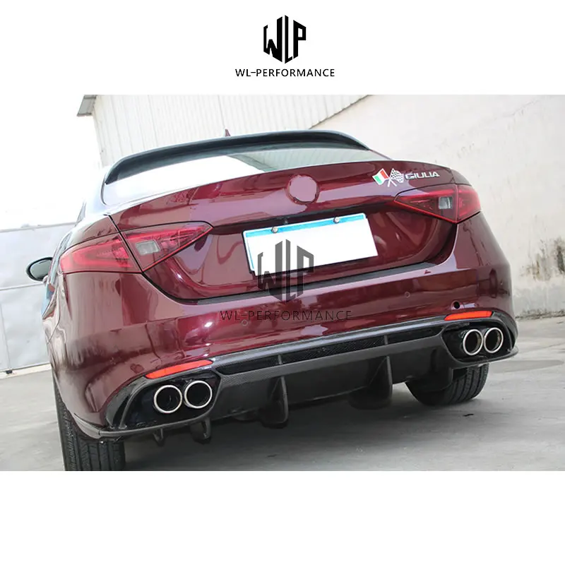 Высококачественный комплект для кузова из углеродного волокна задний диффузор