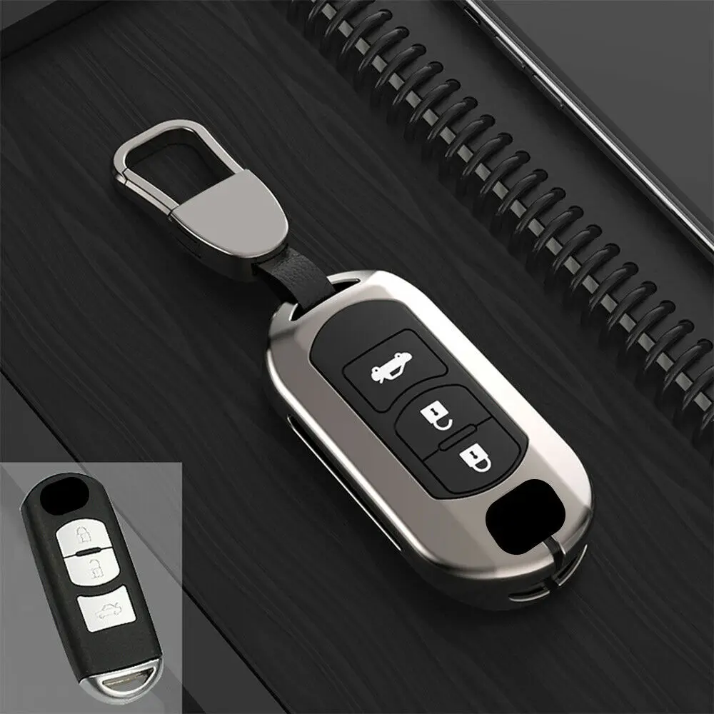 

Zinc Alloy Car Remote Key Fob Case Cover For Mazda 2 3 5 6 CX-3 CX-5 CX-7 CX-9