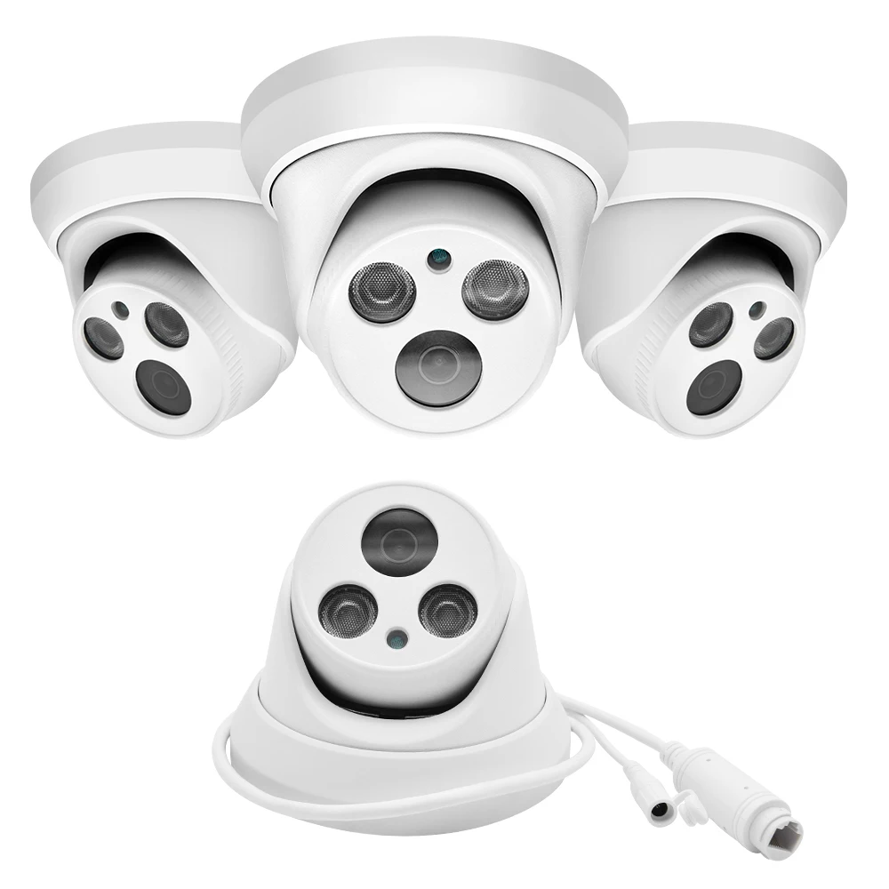 Hikvision совместимая 5MP купольная POE ip камера для домашней безопасности CCTV 1080P IR 30m ONVIF