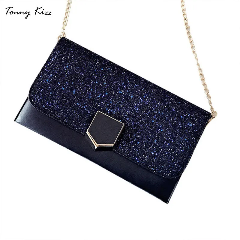 Women clutch fashion evening bags with chain lady crossbody shoulder handle female handbags top new | Багаж и сумки