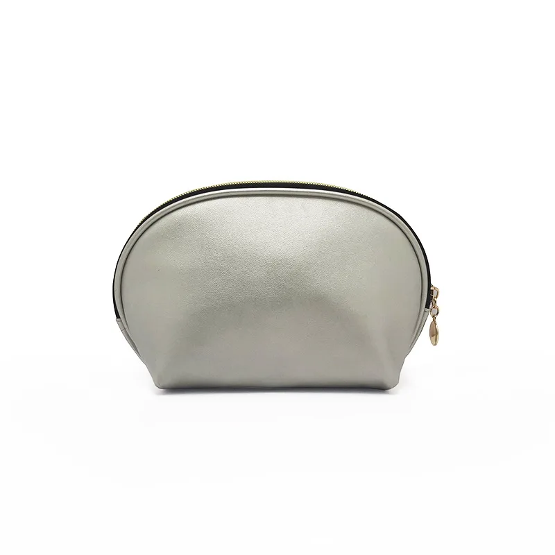 

PU makeup bag custom shell semi-round makeup bag portable large-capacity travel cosmetics bag female Korean version of the bag