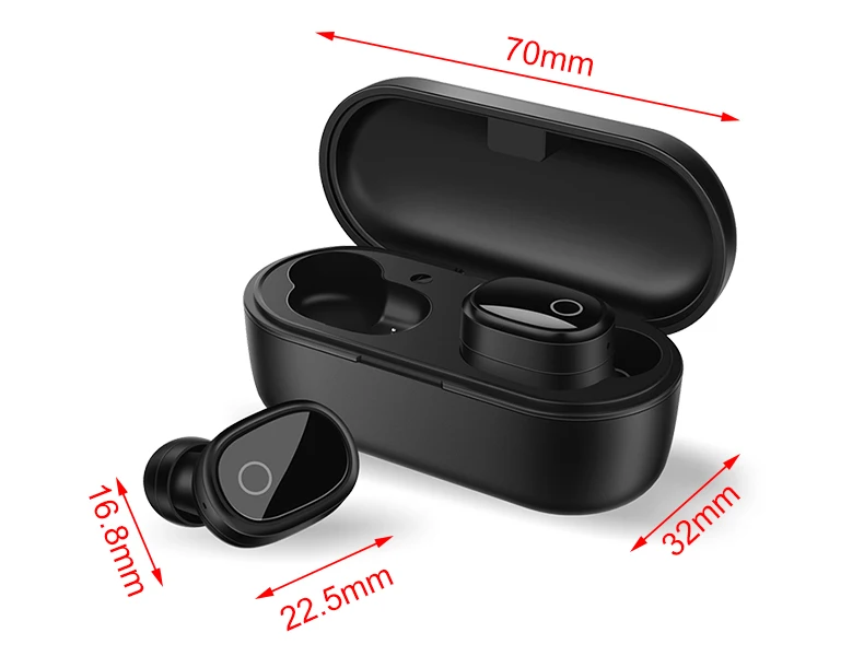 Мини шумоподавление спортивные TWS T6 вкладыши Hifi беспроводные стерео наушники 5 0
