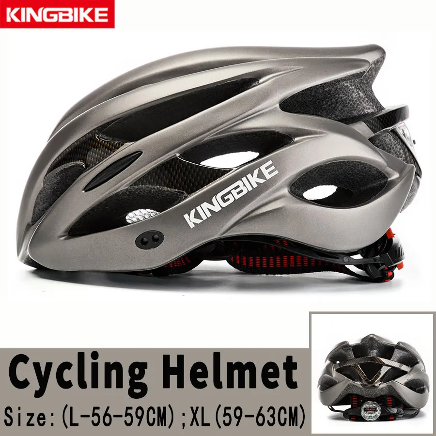 629-T1 KINGBIKE велосипедный шлем, шлем для шоссейного велосипеда, ультра-светильник для горного велосипеда, MTB, CE, защитный Бонтрагер, ПВХ+ EPS велосипедные шлемы, велосипедный светильник, шлем - Цвет: 629-T1