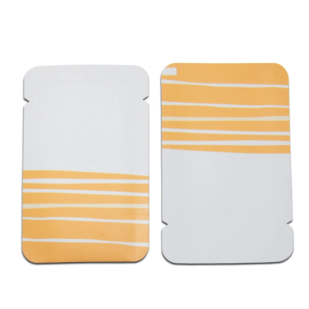 

Matte White Open Top Pure Aluminum Foil Bag Food Package Metal Mylar Packaging Pouch Heat Sealable Vacuum Bag with Round Corner