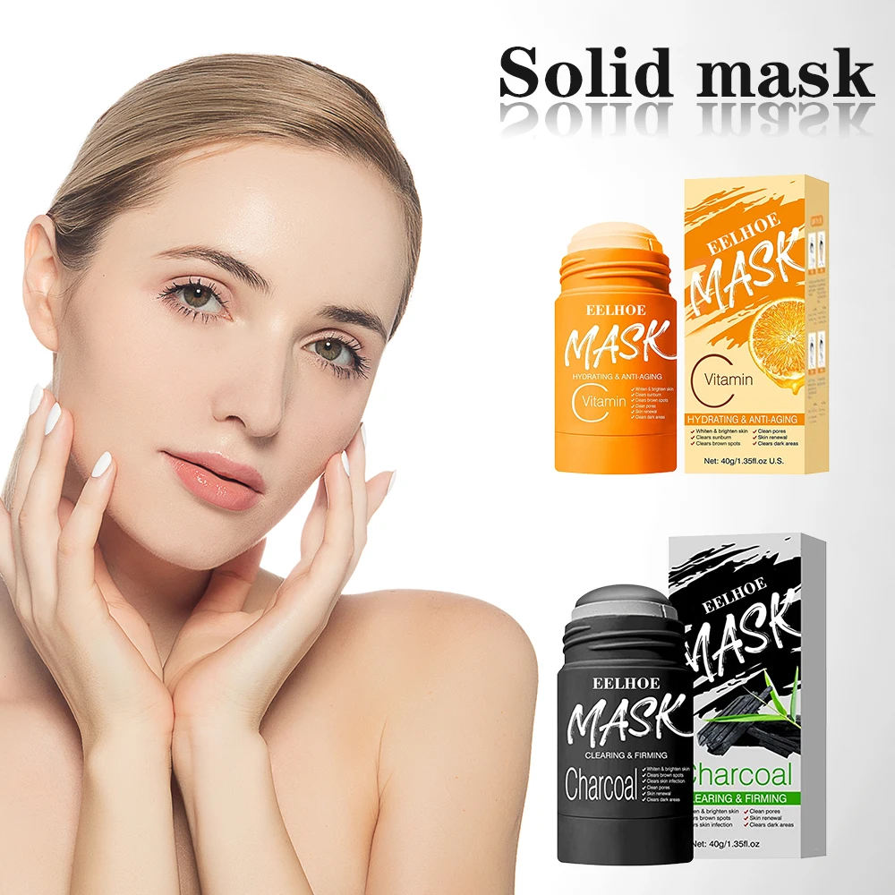 Очищающая зеленая маска-палочка глиняная палочка очищающая маска бамбуковую