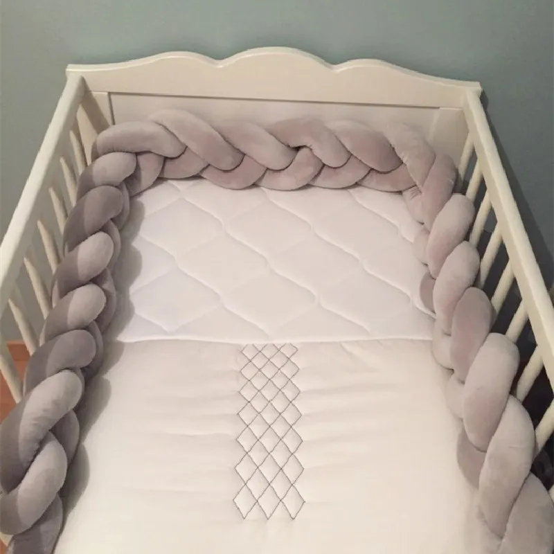 Бампер для детской кровати 1 м/2 м/3 м/4 м детская подушка новорожденных бамперы