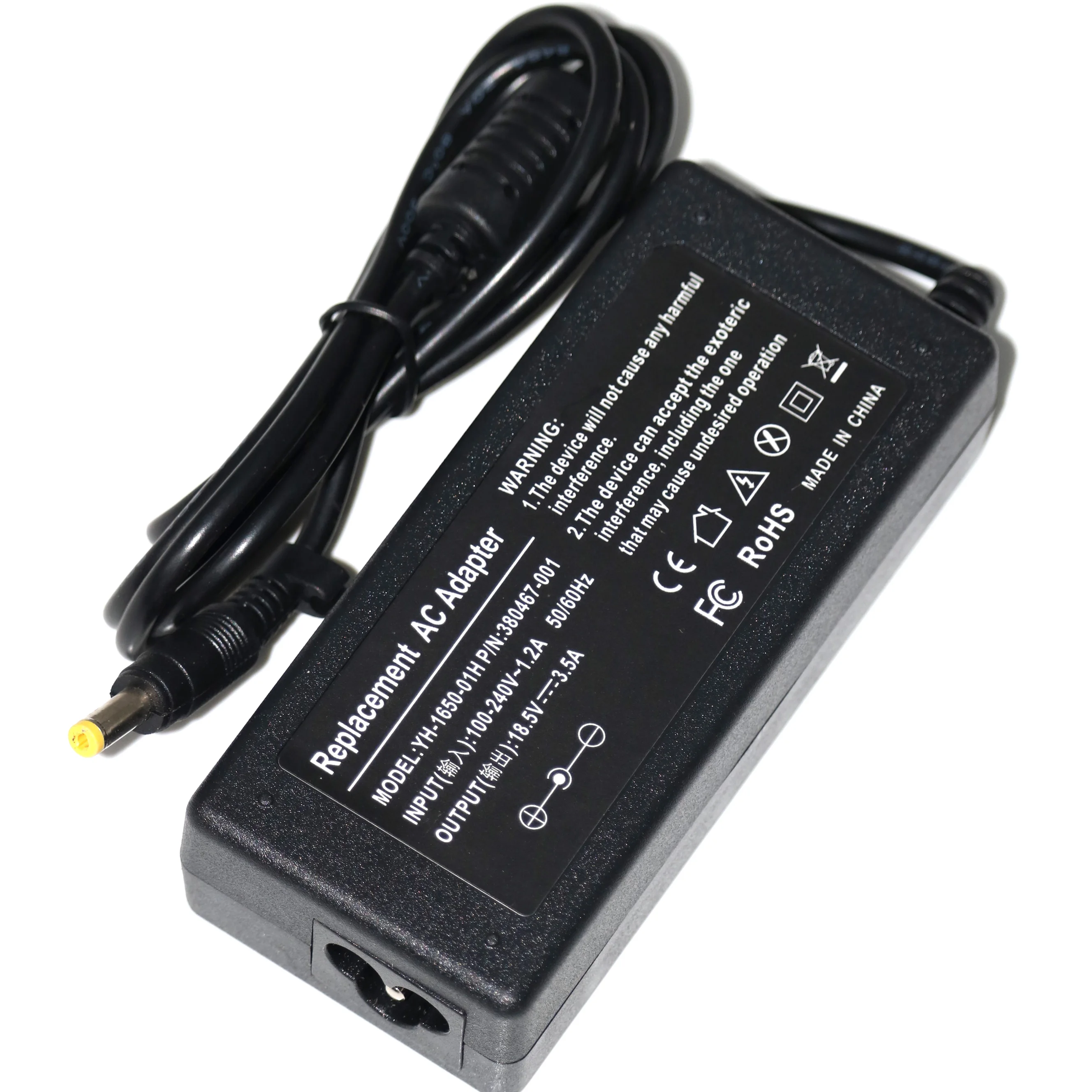 

18.5V 3.5A 4.8*1.7mm 65W Laptop Charger For HP Compaq Presario C300 C500 C700 Power Adapter 18.5V3.5A