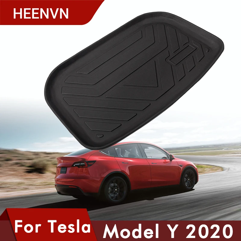 Модный водонепроницаемый коврик Heenvn для багажника Tesla модели Y аксессуары