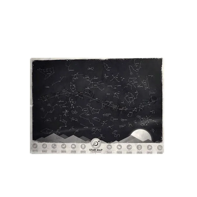 Популярная модель высокого качества карта Романтический в виде созвездия