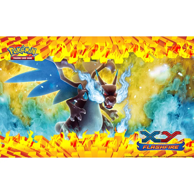 Игровой коврик Pokemon TCG аксессуары для взрослых игровой Дракон Монстр с узором