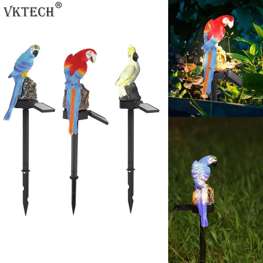 Солнечный светильник Parrot/Owl/Cat светодиодный на солнечной энергии для лужайки