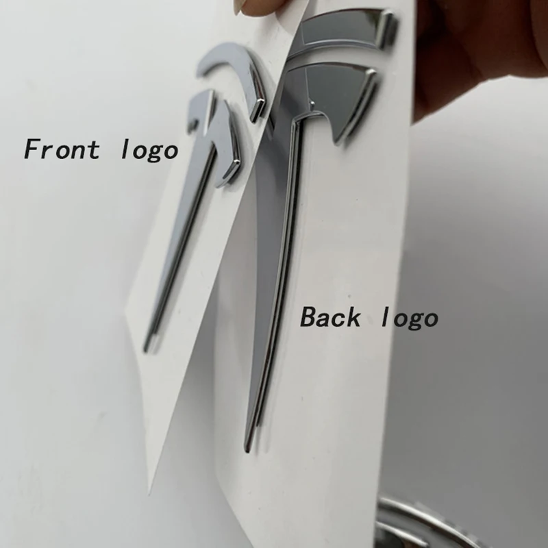 Zinc Alloy Car Front Hood Cover Emblem Sticker Styling for Tesla Logo Model3 ModeS ModleX Auto Rear Trunk Badge Accessories | Автомобили и