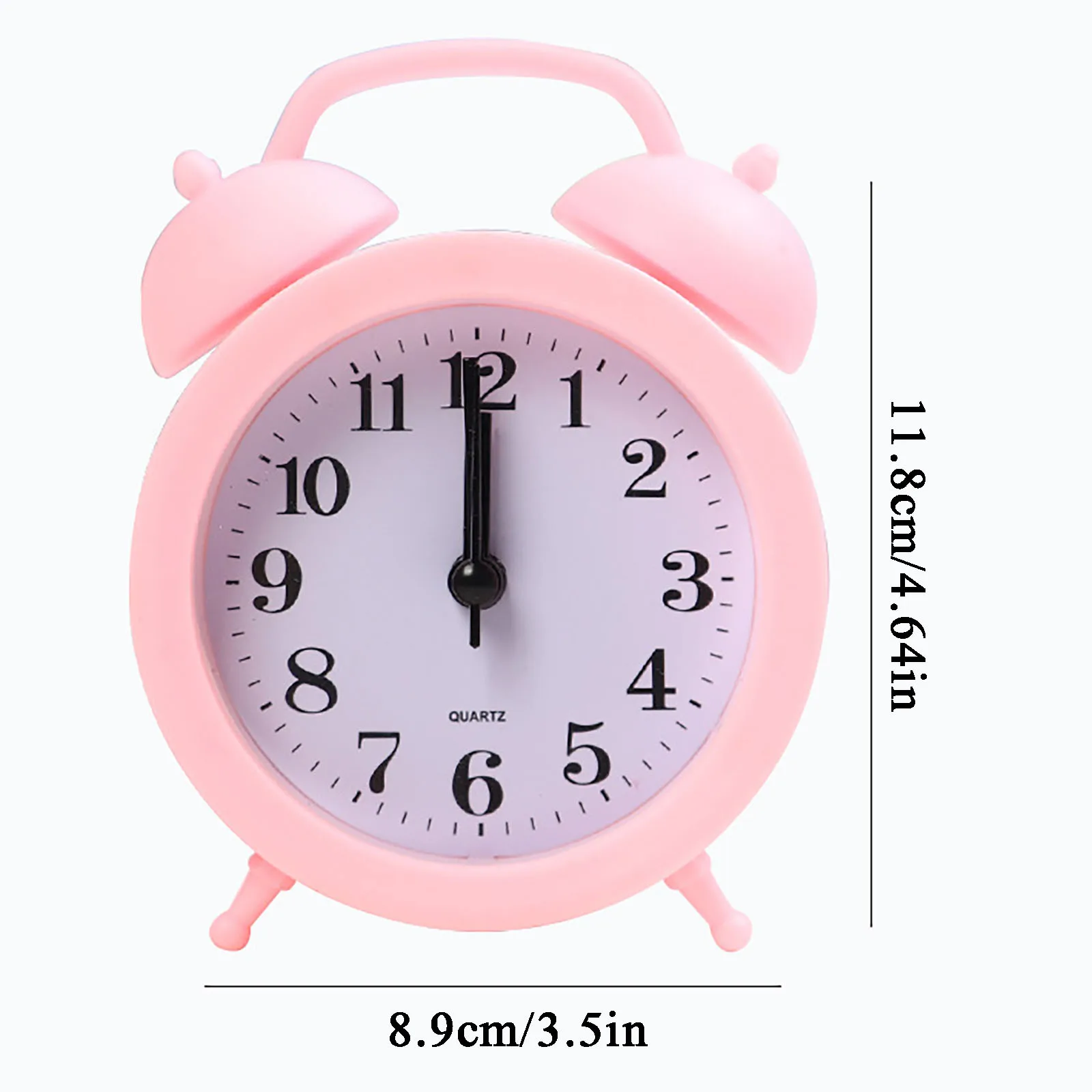 

Retro Cartoon Rechargeable Student Special Small Alarm Clock Mute Bedside Cartoon Children Creative Alarm Clock Muticolor