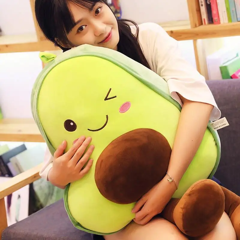 

30/45/60/85Cm Stuffed Toys Kawaii Avocado Pillow Filled Doll Fruit Cushion Soft Decorative Pillows Child Baby Girl Birthday Gift