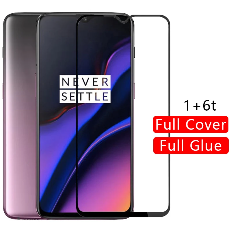 Чехол для oneplus 6 t чехол из закаленного стекла защита экрана на one plus t6 защитный