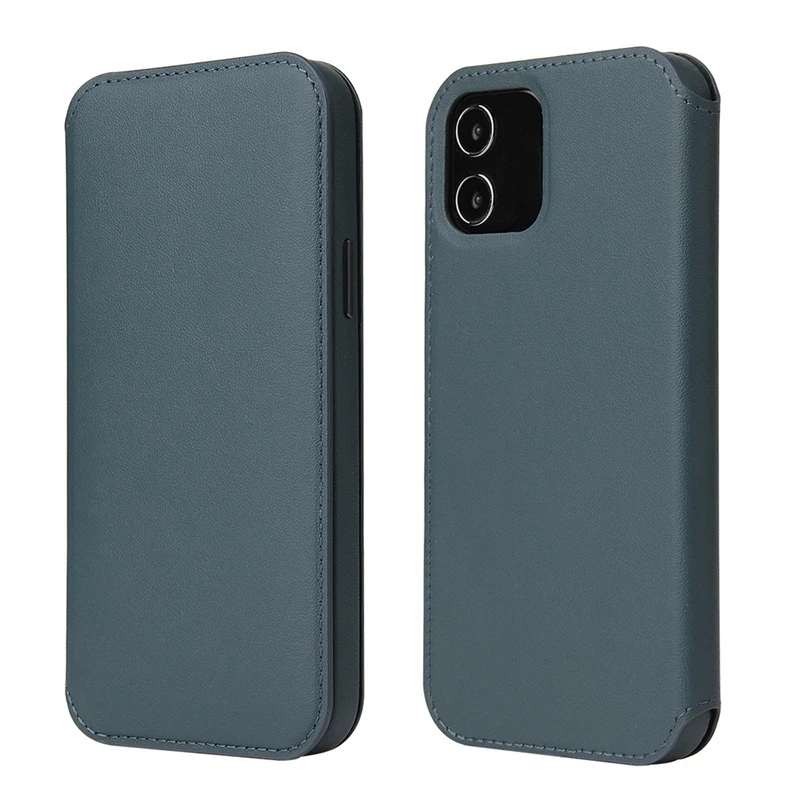 For Iphone 12 Pro Leather Flip Wallet Protection Case Card Holder Slot Phone Cover Flip Card Holder Phone Case