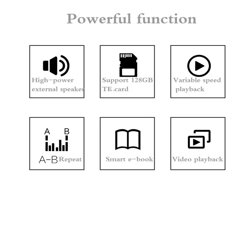 Обновленный Bluetooth 4,2 металлическая Спортивная сенсорная кнопка MP3-плеер с динамиком, рекордер fm-радио, расширяемая sd-карта 128 ГБ