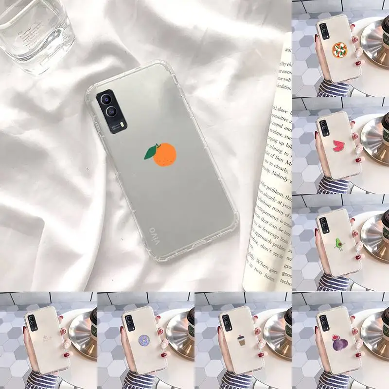 

Cartoon fruit Simplicity Art Phone Case Transparent For VIVO Y 97 93 85 81 75 73 71 70 69 67 66 55 53 50 52 51 30 20 19 11 S E