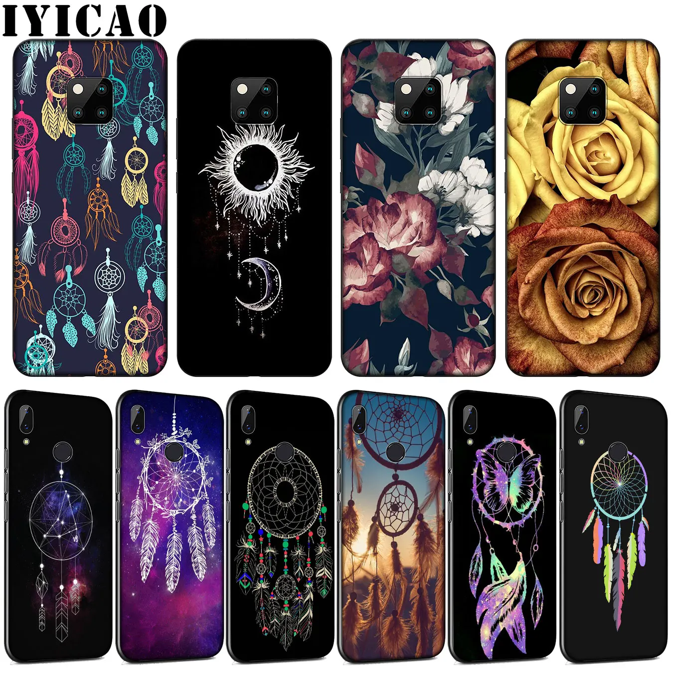 Акварельный Ловец снов Мягкий силиконовый чехол для телефона Huawei Mate 30 20 10 Pro