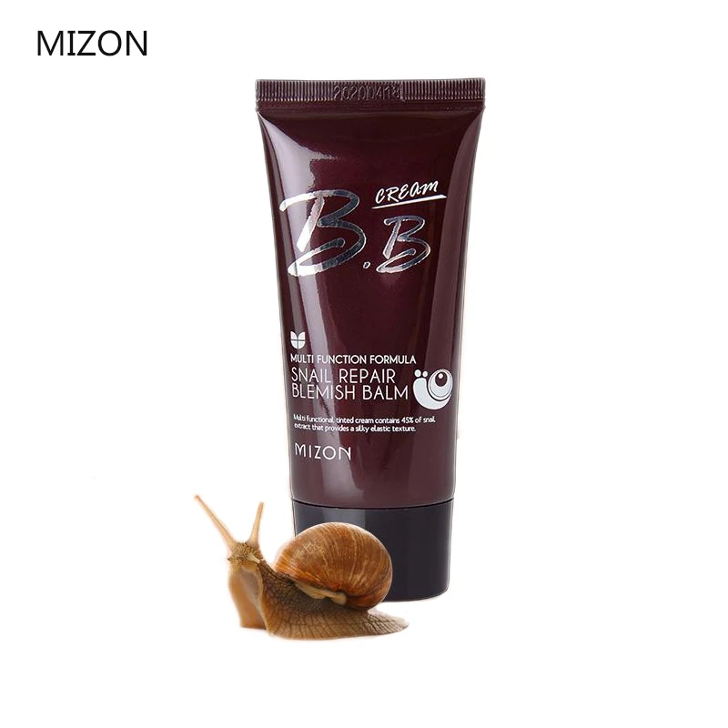 MIZON Snail Repair Blemish Balm BB Cream 50ML Waterproof Face Base Foundation Long Lasting Makeup BEST korean makeup cosmetics