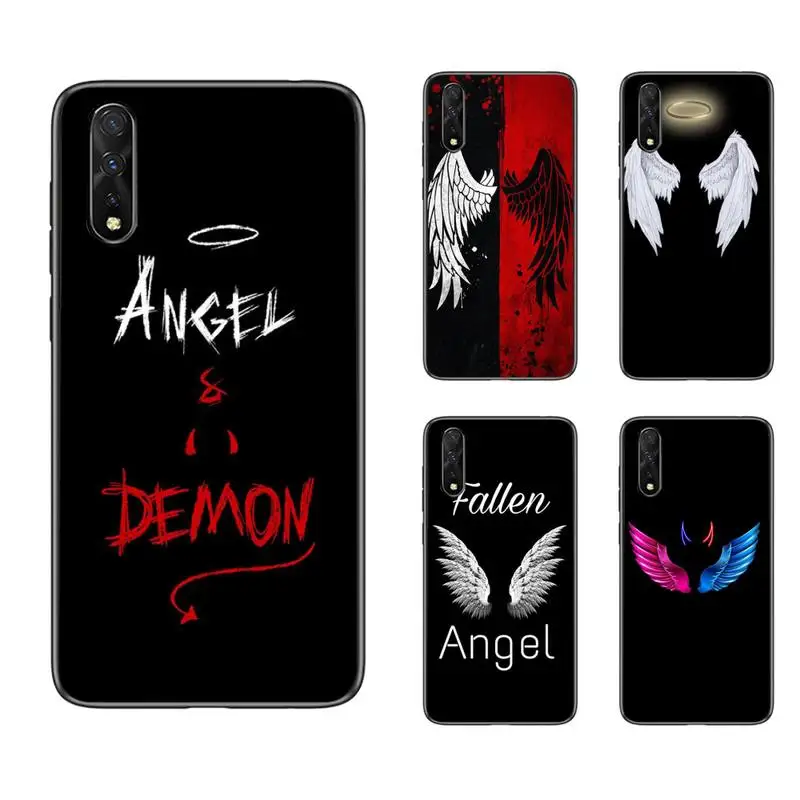 Чехол для телефона с изображением крыльев Ангела демона Xiaomi 8 9 9t Pro A2 10lite MIX 2 2S 3
