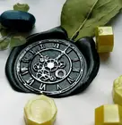 Печать восковой печати с часами, таймерная печать восковой печатиподарочная печать воска для любимого питомца, печать свадебного приглашения