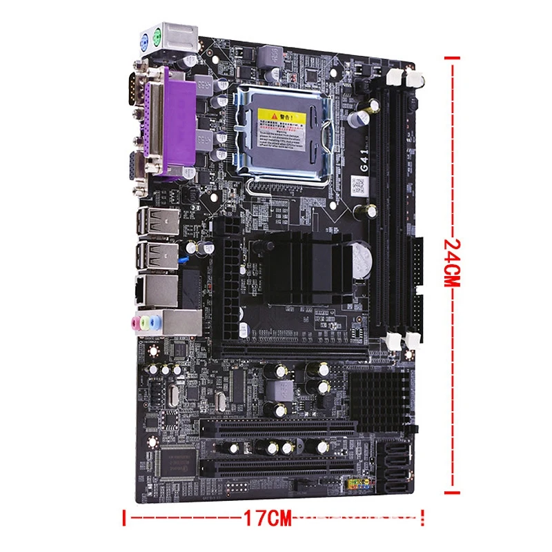 Материнская плата G41 для компьютера LGA 771-Pin процессор DDR3 ПАМЯТЬ E5345