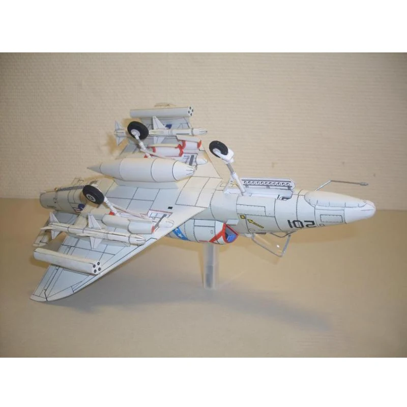 Модель 3D карты самолета игрушки Масштаб 1:33 US A4 Skyhawk Fighter военная модель бумажные