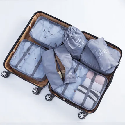 Organizador 7pcs/set Travel Accessories Package Organizer Packing Organizers Neat Sort for Shirt Pants Bra Socks |