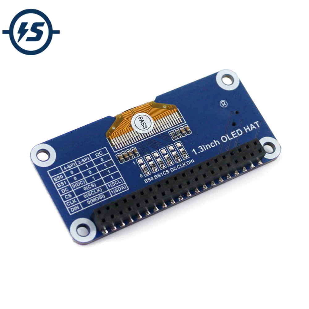 Модуль платы расширения OLED 1 3 дюйма разрешение 3x64 поддержка Raspberry Pi 4 с