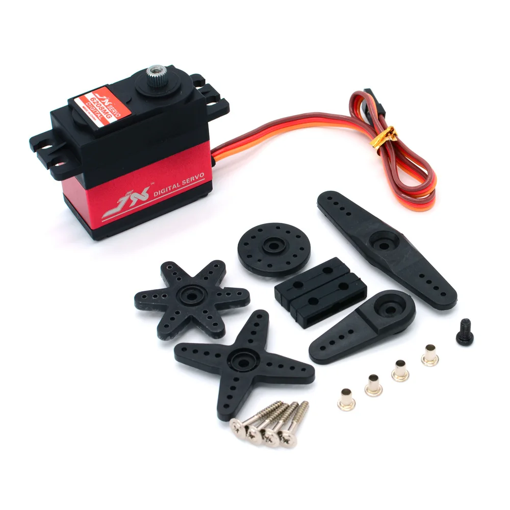 JX сервопривод PDI-6208MG 8 кг 0,07 сек 120 градусов высокая скорость стандартная металлическая Шестерня для 1/10 р/у автомобиль для дрифта Buggy Crawler модель самолета