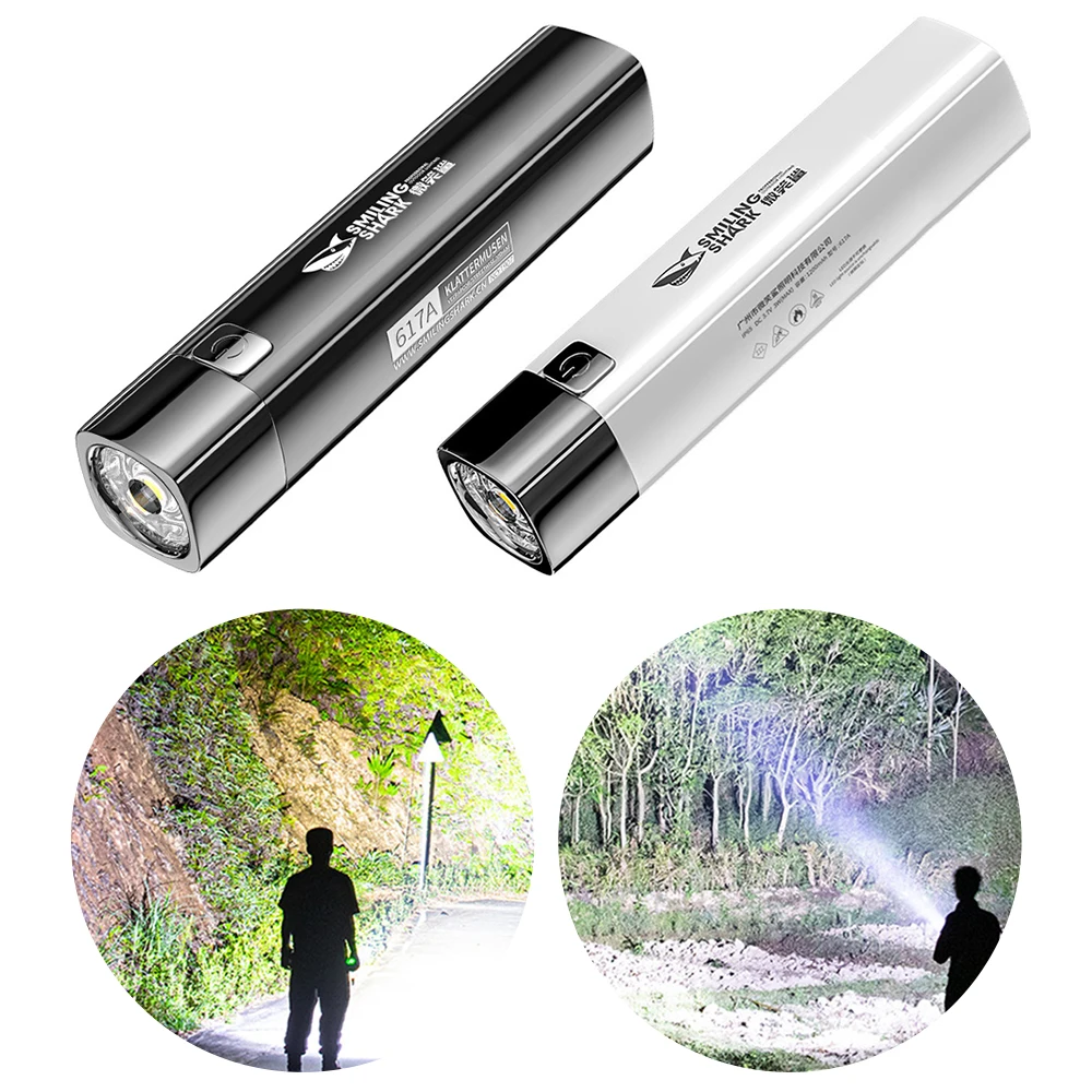 

LED Flashlight 280LM Bright Torch Light USB Rechargeable Outdoor 3 Lighting Modes Household Camping Searchlight Night Lamp
