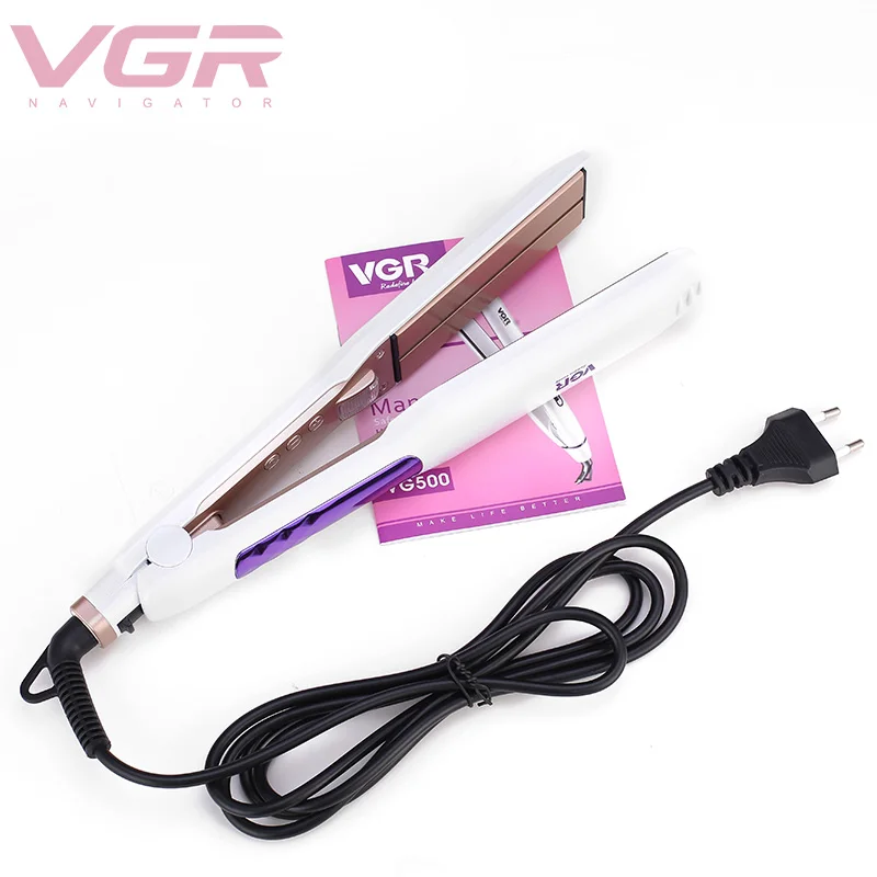 

446F Infrared ceramic coated hair straightener professional flat iron straightening iron LCD digital display 100-240v voltage