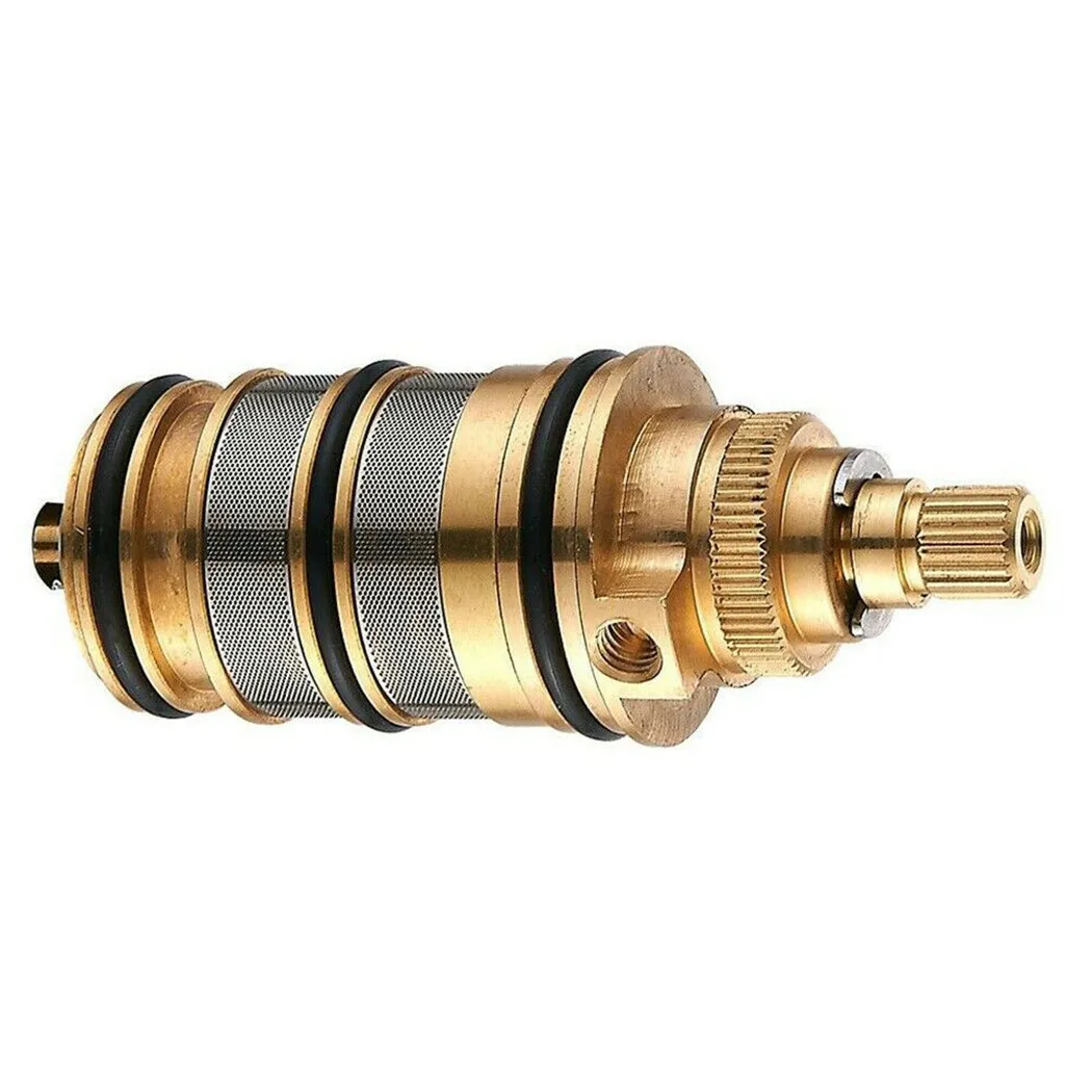 

1Pc Brass Replacement Solar Electric Water Heater Thermostatic Mixing Valve Core Cartridge Shower Mixer Valve Bar Repair Kit